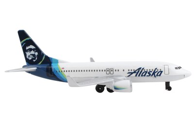 Foto 5 | Foto 5 | Avión De Juguete Daron Alaska Airlines De Metal Fundido Para Niños 3+ - Venta Internacional.