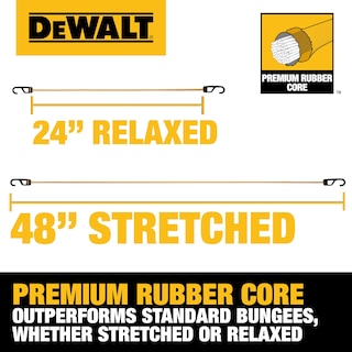 Foto 6 | Foto 6 | Cordones Elásticos Dewalt Dxbc300244 Premium Resistentes 60 Cm Paquete De 4 - Venta Internacional.