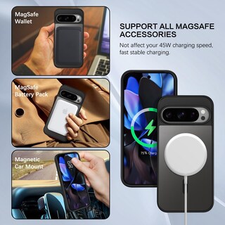 Foto 2 | Foto 2 | Funda Bentoben Para Google Pixel 9 Pro Xl Con Magsafe Negra - Venta Internacional.