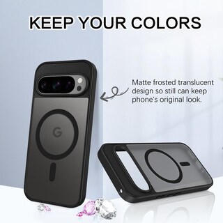 Foto 3 | Foto 3 | Funda Bentoben Para Google Pixel 9 Pro Xl Con Magsafe Negra - Venta Internacional.