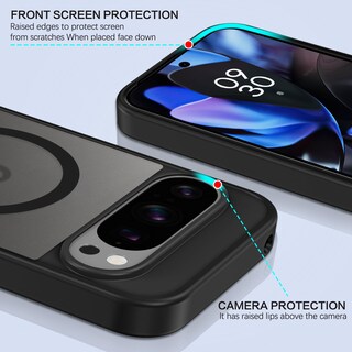 Foto 5 | Foto 5 | Funda Bentoben Para Google Pixel 9 Pro Xl Con Magsafe Negra - Venta Internacional.