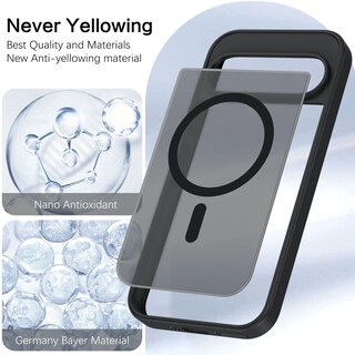 Foto 6 | Foto 6 | Funda Bentoben Para Google Pixel 9 Pro Xl Con Magsafe Negra - Venta Internacional.