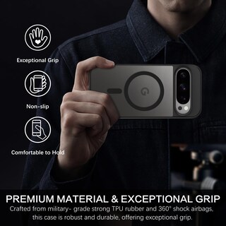 Foto 7 | Foto 7 | Funda Bentoben Para Google Pixel 9 Pro Xl Con Magsafe Negra - Venta Internacional.