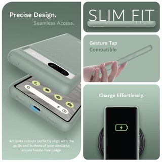 Foto 7 | Foto 7 | Funda Tudia Mergegrip Para Google Pixel 7a 2023 En Verde Lily - Venta Internacional.