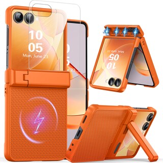 Foto 1 | Foto 1 | Funda Magnética Oterkin Con Protector De Pantalla Para Samsung Z Flip 7 - Venta Internacional.
