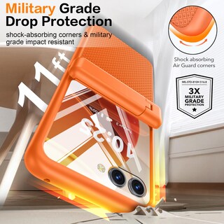 Foto 2 | Foto 2 | Funda Magnética Oterkin Con Protector De Pantalla Para Samsung Z Flip 7 - Venta Internacional.