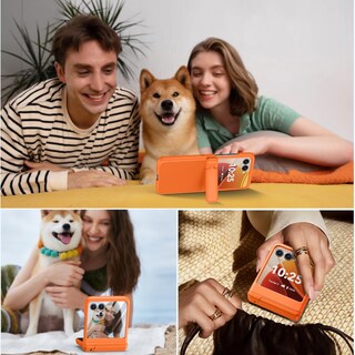 Foto 5 | Foto 5 | Funda Magnética Oterkin Con Protector De Pantalla Para Samsung Z Flip 7 - Venta Internacional.