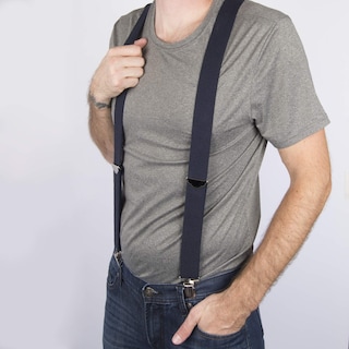 Foto 3 | Foto 3 | Tirantes Dickies Sólidos De 1.5'' Con Clip Recto En Color Azul Marino Talla Única - Venta Internacional.