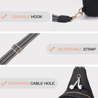 Foto 4 | Foto 4 | Bolso Bandolera Telena De Cuero Vegano Para Mujer Negro - Venta Internacional.