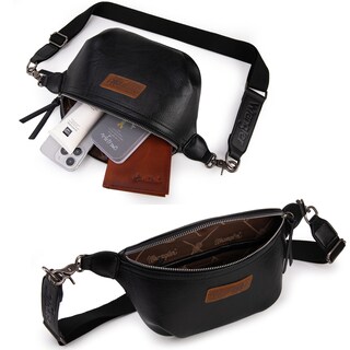 Foto 4 | Foto 4 | Fanny Pack Wrangler Tamaño Grande Para Mujer Y Hombre Color Negro - Venta Internacional.