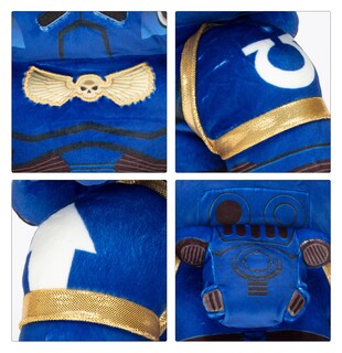 Foto 4 | Foto 4 | Pelúcia Tomy Warhammer 40.000 Space Marine 35 Cm - Venta Internacional.