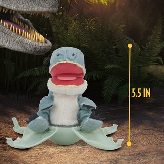 Foto 4 | Foto 4 | Huevo De Dinosaurio Con Peluche Desplegable ¡guau! Cosas: Jurassic World - Venta Internacional.