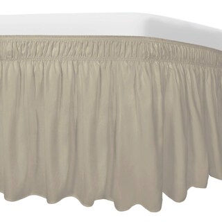 Foto 1 | Foto 1 | Falda De Cama Fácil De Usar Para Cama Queen/king Con Caída De 35 Cm Beige - Venta Internacional.