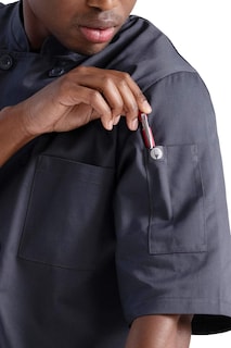 Foto 3 | Foto 3 | Chaqueta De Chef Unisex Chef Works Volnay Carbón Talla M - Venta Internacional.