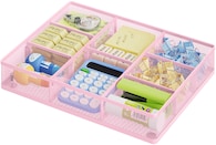 Organizador De Cajones Para Escritorio Marbrasse De Malla Metálica Con 5 Compartimentos - Venta Internacional.