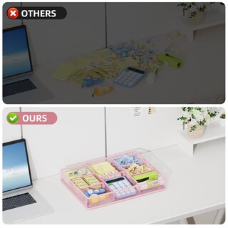 Foto 6 | Foto 6 | Organizador De Cajones Para Escritorio Marbrasse De Malla Metálica Con 5 Compartimentos - Venta Internacional.