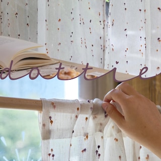 Foto 4 | Foto 4 | Cortinas De Cocina Jinchan Semitransparentes Con Mini Pompones De Voile De 60 Cm - Venta Internacional.