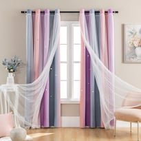 Cortinas Blackout Xidi Dream Star Para Dormitorio Infantil 214x213 Cm - Venta Internacional.