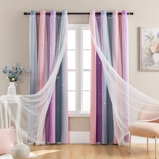 Foto 1 | Foto 1 | Cortinas Blackout Xidi Dream Star Para Dormitorio Infantil 214x213 Cm - Venta Internacional.
