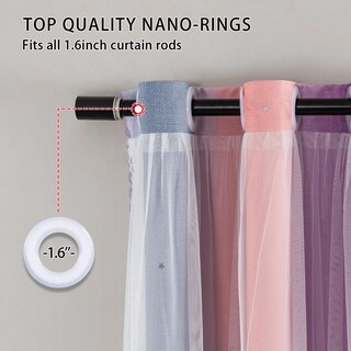 Foto 4 | Foto 4 | Cortinas Blackout Xidi Dream Star Para Dormitorio Infantil 214x213 Cm - Venta Internacional.