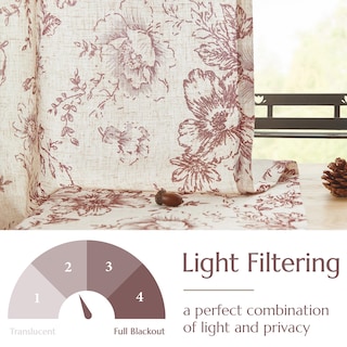 Foto 4 | Foto 4 | Jinchan Caminito Plisado De Lino Con Estampado Floral Estilo Campestre 40x40 Cm Rojo - Venta Internacional.