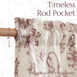 Foto 5 | Foto 5 | Jinchan Caminito Plisado De Lino Con Estampado Floral Estilo Campestre 40x40 Cm Rojo - Venta Internacional.