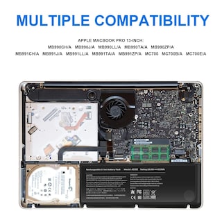 Foto 6 | Foto 6 | Batería Para Laptop Fancy Buying A1322 A1278 Para Macbook Pro 13'' - Venta Internacional.