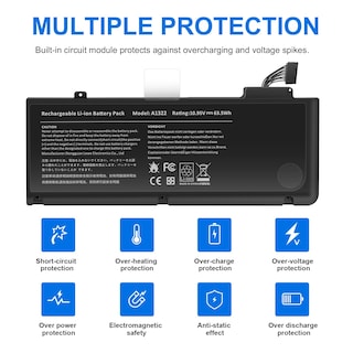 Foto 7 | Foto 7 | Batería Para Laptop Fancy Buying A1322 A1278 Para Macbook Pro 13'' - Venta Internacional.