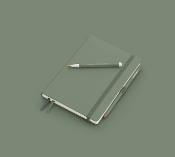 Foto 3 | Foto 3 | Cuaderno Leuchtturm1917 Tapa Dura Mediano A5 251 Páginas Oliva - Venta Internacional.