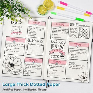 Foto 2 | Foto 2 | Cuaderno Hardcover Maleden A4 Punteado 21x29.7cm Azul Marino - Venta Internacional.