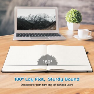 Foto 3 | Foto 3 | Cuaderno Hardcover Maleden A4 Punteado 21x29.7cm Azul Marino - Venta Internacional.