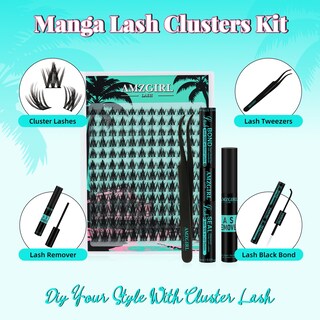 Foto 2 | Foto 2 | Kit De Extensión De Pestañas Amzgirl Fairy Lash Clusters 144 Piezas - Venta Internacional.