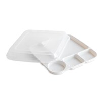 Bandeja Dividida Para Comidas Nordic Ware De Polipropileno Apta Para Microondas - Venta Internacional.