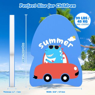 Foto 2 | Foto 2 | Tabla De Natación Moko Medusa De Dibujos Animados Para Niños Color Índigo - Venta Internacional.