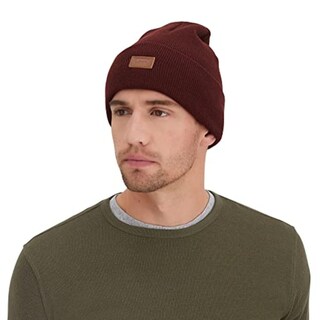 Foto 6 | Foto 6 | Gorro Beanie Levi's Hero Granate De Punto Elástico - Venta Internacional.