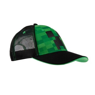 Foto 2 | Foto 2 | Gorra Bioworld Minecraft Creeper Face Mesh Comfort Youth - Venta Internacional.