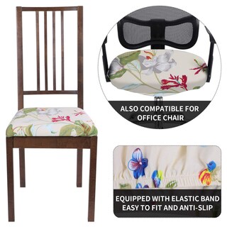 Foto 2 | Foto 2 | Fundas Elásticas Estampadas Para Asientos De Silla Juego De 6 Beige - Venta Internacional.