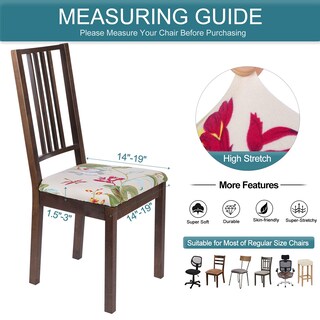 Foto 3 | Foto 3 | Fundas Elásticas Estampadas Para Asientos De Silla Juego De 6 Beige - Venta Internacional.