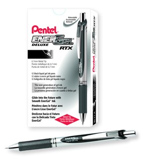Foto 1 | Foto 1 | Bolígrafos De Gel Líquido Pentel Energel Retráctiles De 0 7 Mm Paquete De 12 - Venta Internacional.