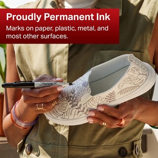 Foto 3 | Foto 3 | Rotulador Sharpie Brush Twin Permanent Negro 12 Unidades - Venta Internacional.