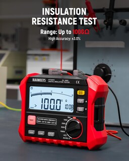Foto 3 | Foto 3 | Probador De Resistencia De Aislamiento Kaiweets Ht5203 Megóhmetro - Venta Internacional.
