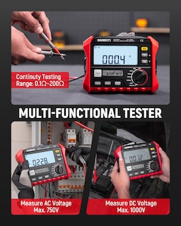 Foto 5 | Foto 5 | Probador De Resistencia De Aislamiento Kaiweets Ht5203 Megóhmetro - Venta Internacional.