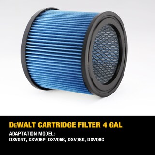 Foto 3 | Foto 3 | Cartucho De Filtro Dewalt High Efficiency Para Aspiradora De 4 Galones - Venta Internacional.