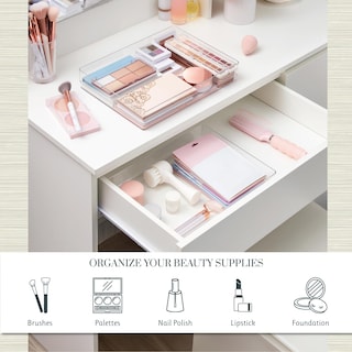 Foto 3 | Foto 3 | Set De Organizadores Para Cajones Stori Simplesort De 2 Piezas En Plástico Transparente - Venta Internacional.