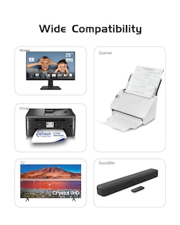 Foto 4 | Foto 4 | Cable De Corriente Alterna De 4.5 M Para Sony Ps5 Ps4 Ps3 Xbox Tv Impresora - Venta Internacional.