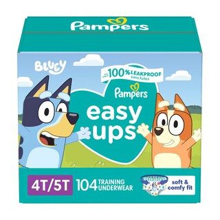Foto 1 | Foto 1 | Pantalones Para Ir Al Baño Pampers Easy Ups Para Niños Y Niñas 4t-5t - Venta Internacional.