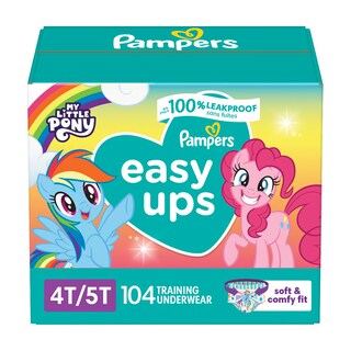 Foto 1 | Foto 1 | Pantalones De Entrenamiento Pampers Easy Ups My Little Pony 4t-5t 104 Unidades - Venta Internacional.