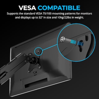 Foto 4 | Foto 4 | Kit De Actualización De Brazo Y Soporte Para Monitor Sabrent Sb-dsam Para Ds-t4wa - Venta Internacional.