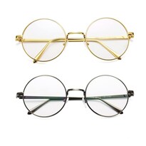 Gafas Pro Acme Retro De Montura Redonda De Metal Sin Prescripción - Venta Internacional.