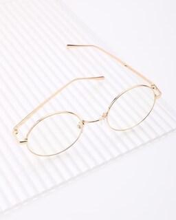 Foto 4 | Foto 4 | Gafas Pro Acme Retro De Montura Redonda De Metal Sin Prescripción - Venta Internacional.